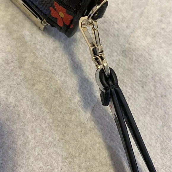 Medium double zip wristlet staci sailing floral - Picture 3 of 9